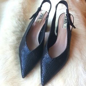 Zara Slingback Heels